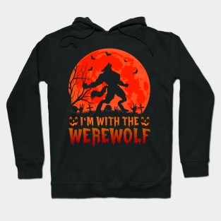 I’m With The Werewolf Halloween Hoodie